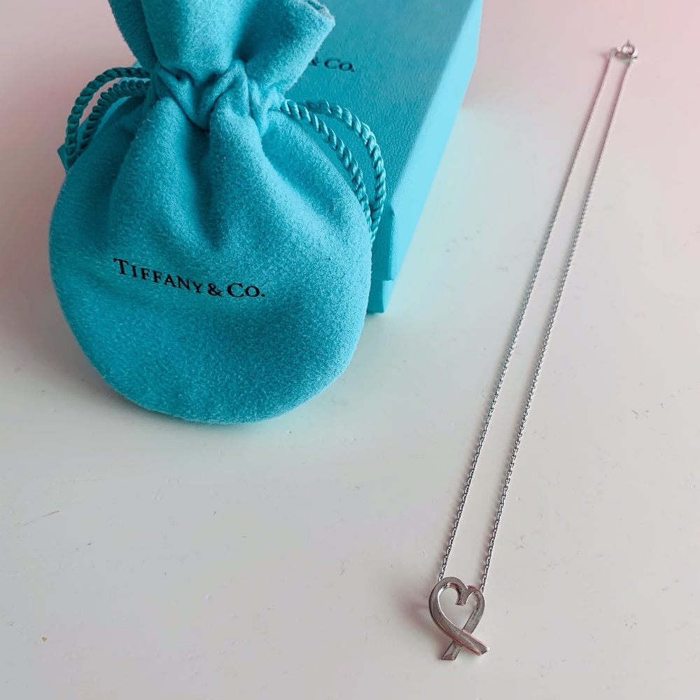 Tiffany & Co. Paloma Picasso Silver Heart Necklace